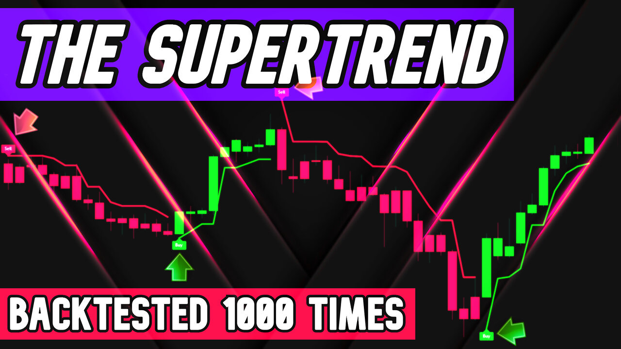 SuperTrend BackTested 1000 Times [Crypto Forex And Indices]
