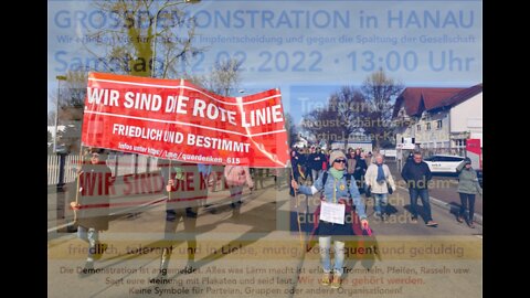 Wir, zusammen, für die Freiheit in VERANTWORTUNG - 12.02.2022 HANAU 💪