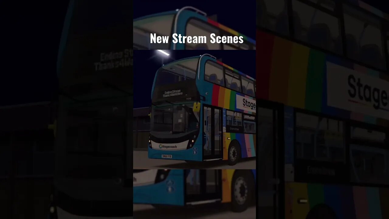 New stream scenes #omsi2 #busdriver #bussimulator #bus #gaming #shorts