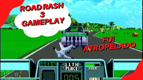 Road Rash 3 GAMEPLAY mega drive genesis