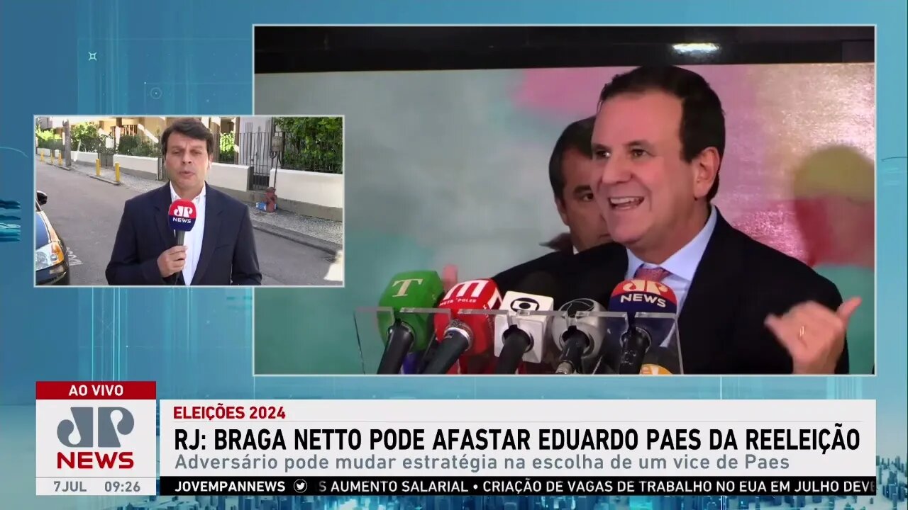 Braga Netto pode afastar Eduardo Paes da reeleição no RJ