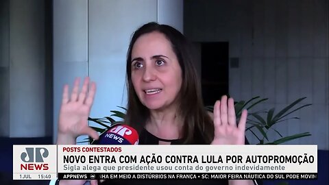 Novo aciona Justiça por propaganda pessoal de Lula em redes oficiais do governo