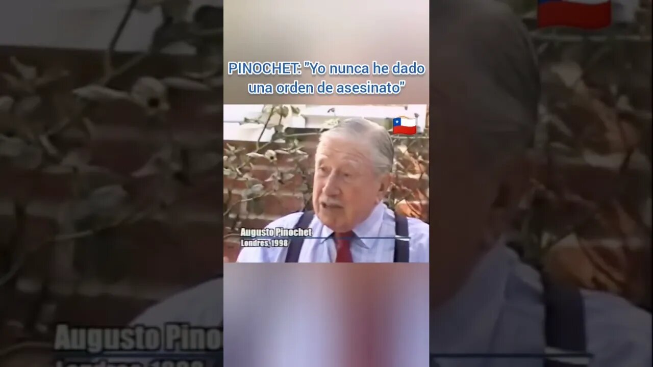 PRESIDENTE PINOCHET LEYENDA. NUNCA DI ORDEN DE ASESINAR NI YO HE ASESINADO A NADIE . Y EL COMUNISMO?