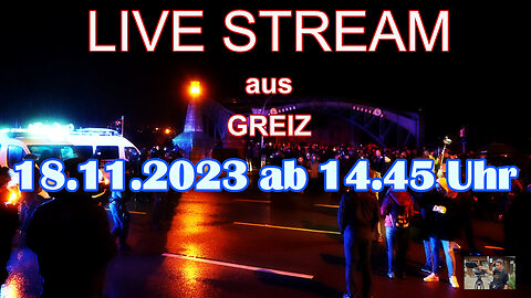 Live Stream am 18.11.2023 aus GREIZ