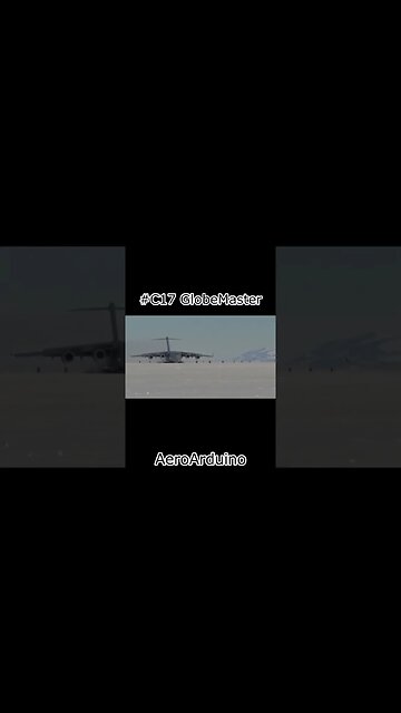 Couldn't Believe #C17 Globe Master Land On ICE Runway Antarctica #Aviation #Fly #AeroArduino