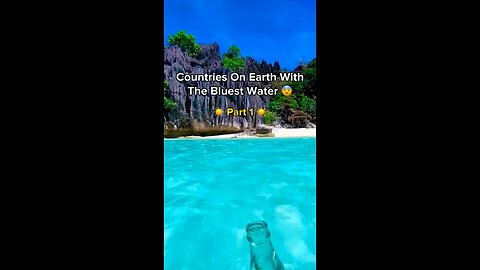 bluest water in the world