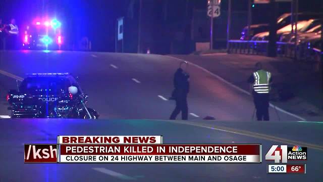 Pedestrian killed in Independence hit-and-run overnight