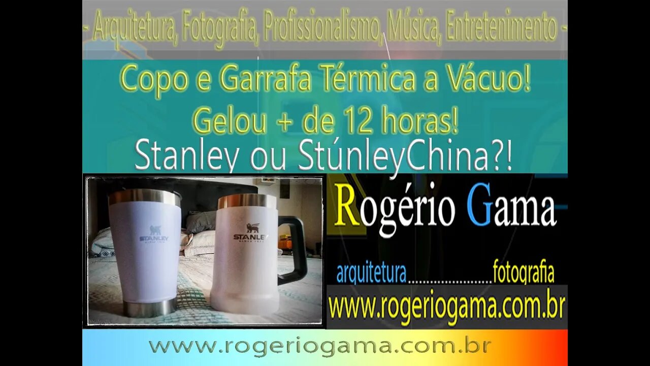 Copo e Garrafa Térmica a Vácuo! Funcionam! #unboxing #stanleycup #stanley