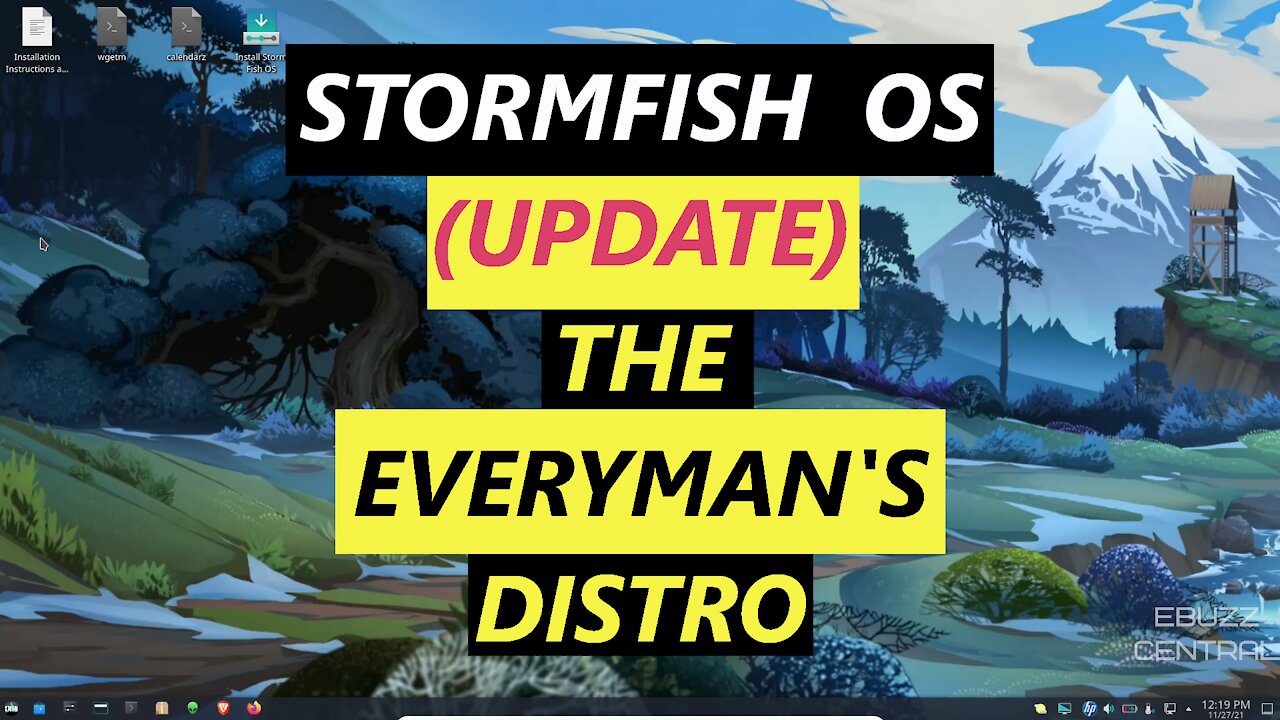 StormFish OS (UPDATE) - The Everyman's Distro | KDE Neon Re-Spin