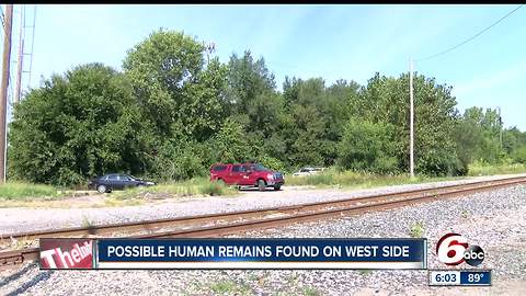 Possible human remains found in wooded area on Indianapolis' west side