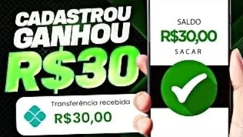 URGENTE! Novo JOGO [APP] PAGANDO R$30 no CADASTRO ✅ [CADASTROU, GANHOU, SACOU]