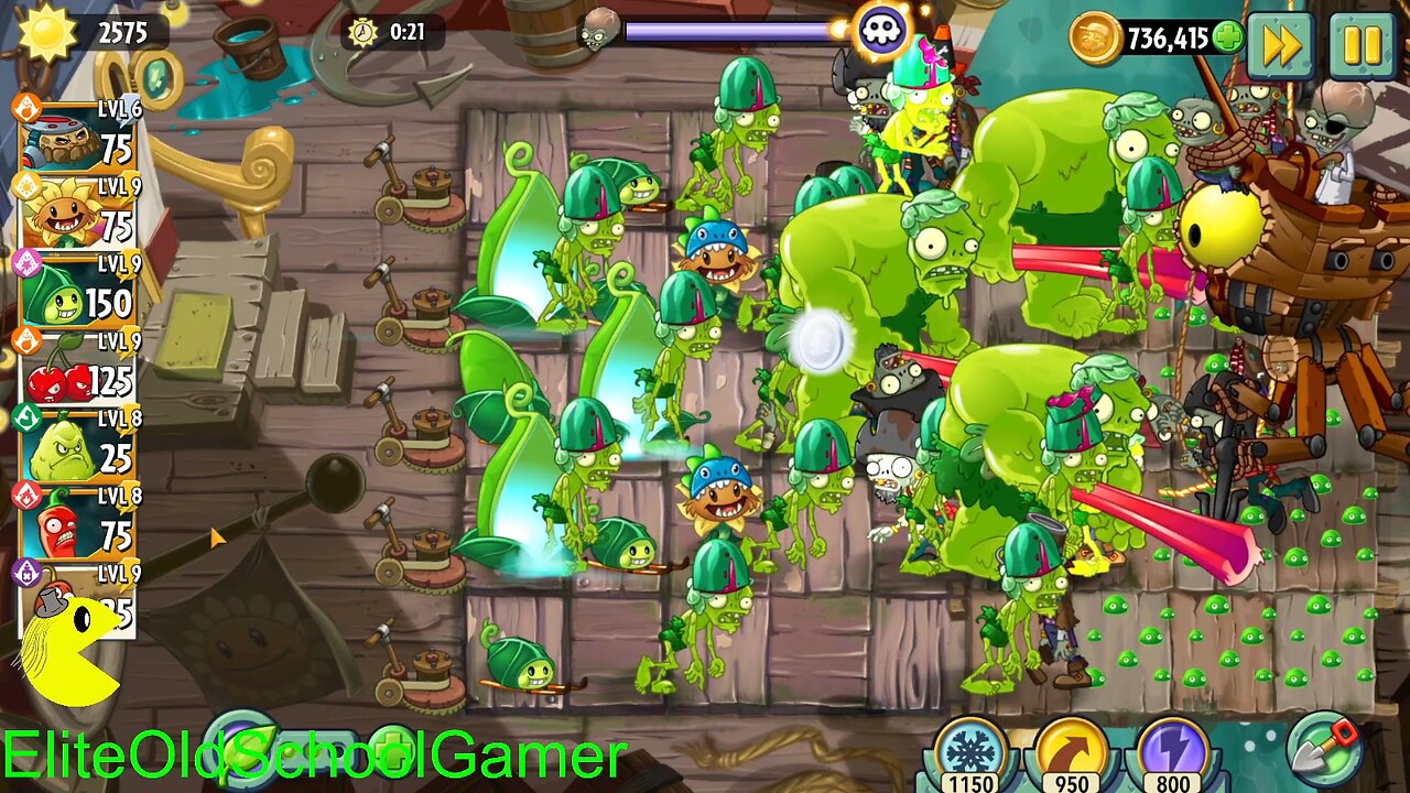 Plants vs Zombies 2 - Zomboss - Seedium Showcase - Teleportado Mine - November 2024