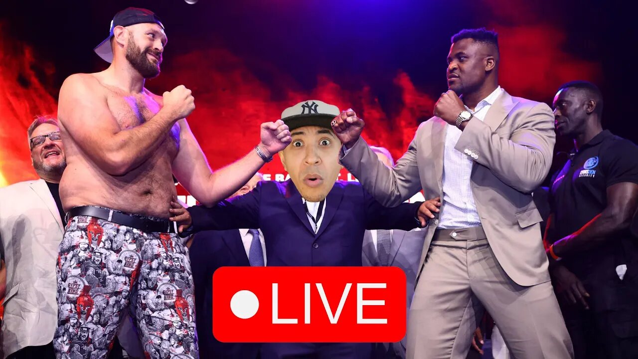 TYSON FURY vs FRANCIS NGANNOU WATCH PARTY (LIVE REACTION)