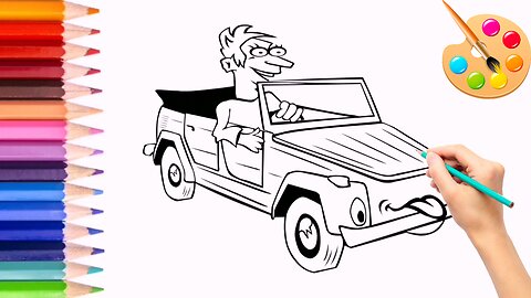 How to Draw Car || Car Drawing | Art drawing for kids.