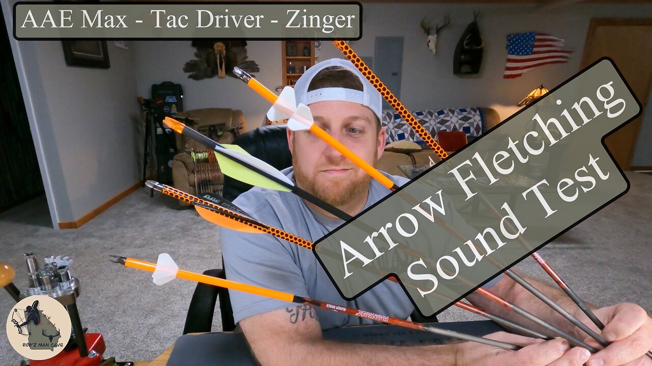 Arrow Fletching Sound Test | AAE Max vs. Tac Driver vs. Zinger