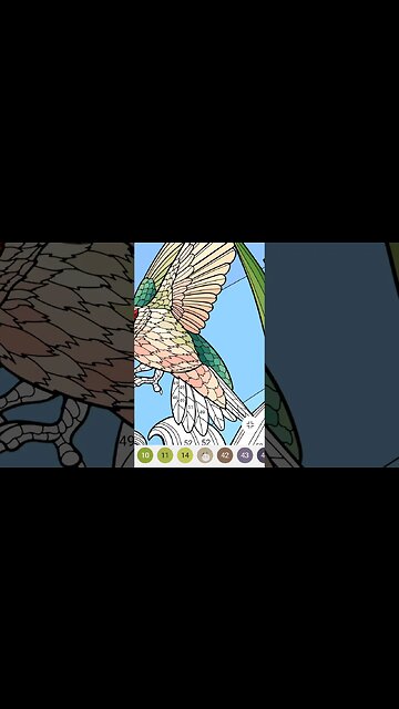 Color by number - 🌸🐦