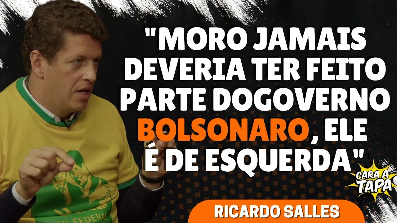 RICARDO SALLES REVELA QUE PAULO GUEDES E ONYX INDUZIRAM BOLSONARO A ERRAR COM MORO