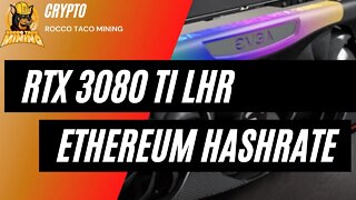 Current Hashrate on 3080TI LHR Rig