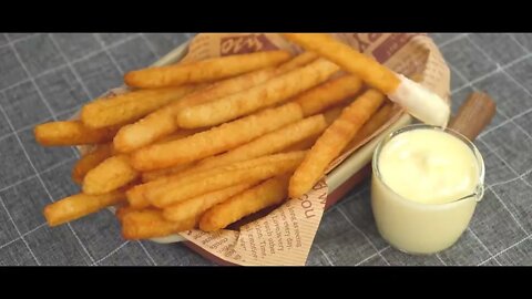 Perfect Potato Stick & Garlic Cheese Sauce 2