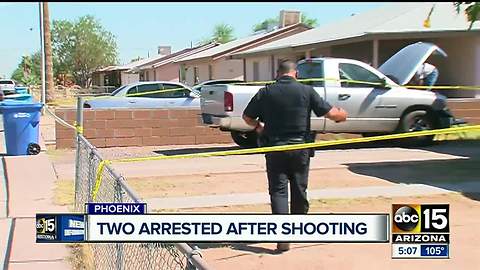 Man, woman arrested after shooting homeowner in west Phoenix