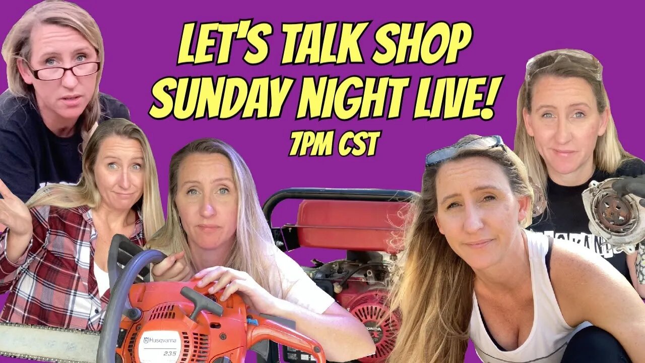 LIVE CHAT with Chickanic! Let's talk shop, repairs, parts and outdoor power equipment