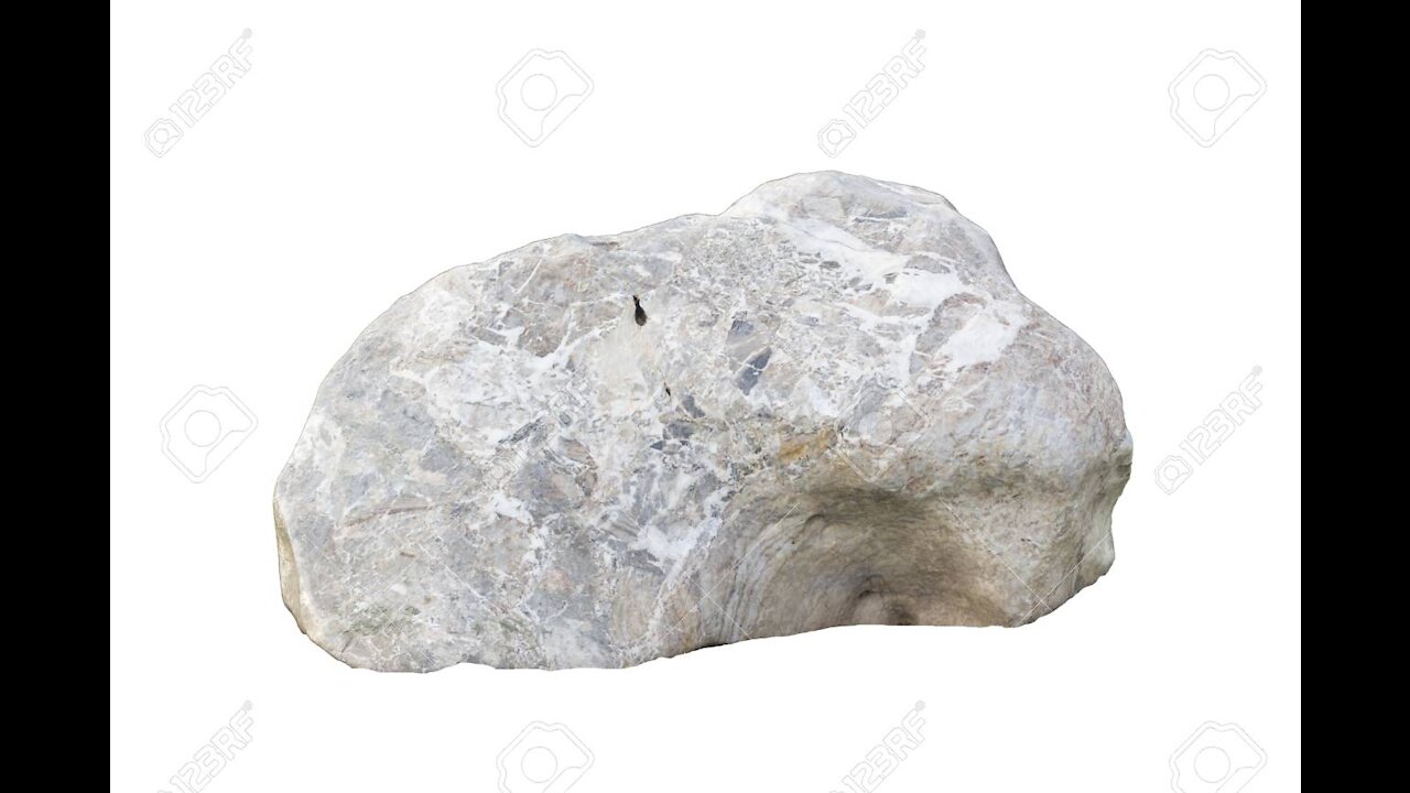 This is how they used to break stone before machinery