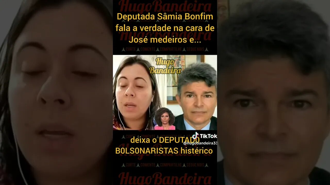 deputada Sâmia bomfim deixa deputado sem saída #shorts #lulapresidente13