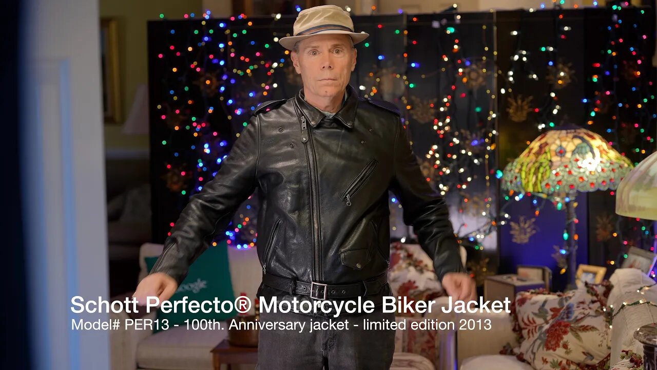 Schott Perfecto® PER 13 100th Anniversary Motorcycle Jacket in 4k UHD