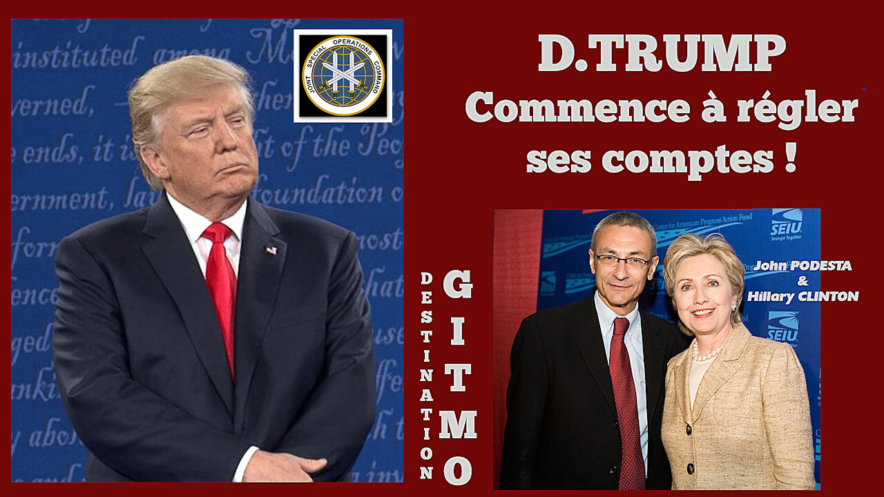 USA/ D.TRUMP (02) règle ses comptes"! Destination GITMO ... (Hd 1080) Lire descriptif.