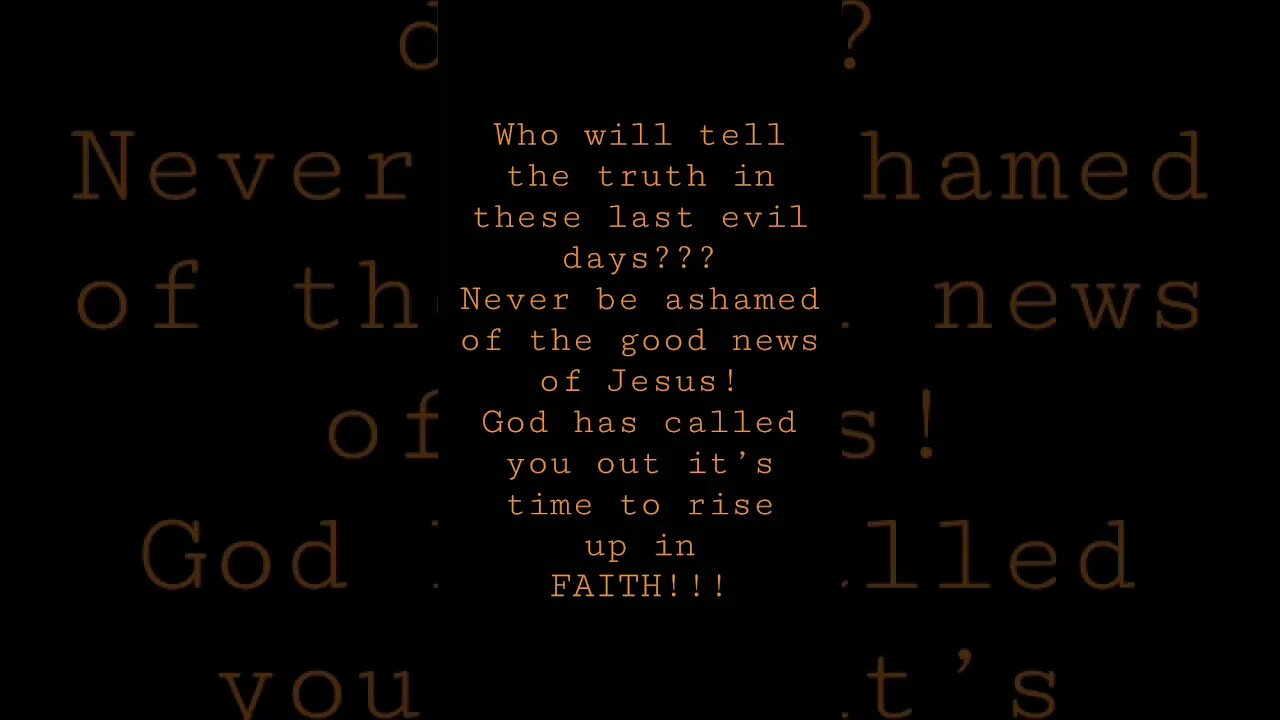 HOW STRONG IS YOUR FAITH IN JESUS??? They hated him first so count it all joy when they hate you!!!