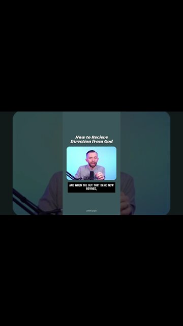 How to receive direction from God