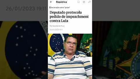 O primeiro pedido de muitos já começou, impeachment no Nine!