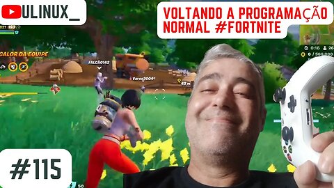 Voltando a programação normal #Fortnite