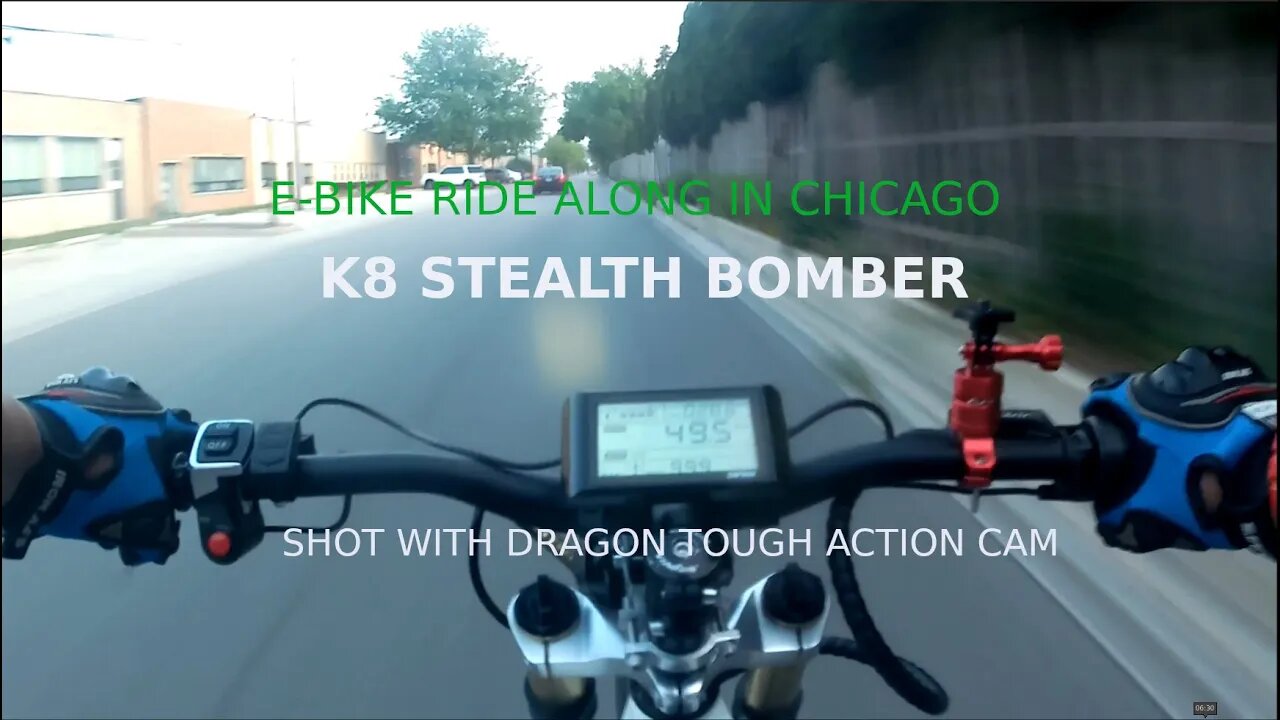 K8 STEALTH BOMBER ENDURO E-BIKE : BRIEF LOSS OF POWER AGAIN! LATIN MUSIC RIDE ALONG IN CHICAGO! POV