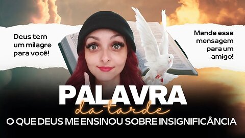 O que o Espírito Santo de Deus me ensinou