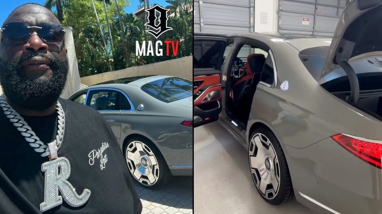 Rick Ross Gives A Closer Look At The Interior Of His 1 Of 1 Custom Maybach! 🚙