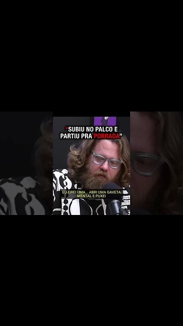 APANHOU EM CIMA DO PALCO com Ben Ludmer | Planeta Podcast #shorts