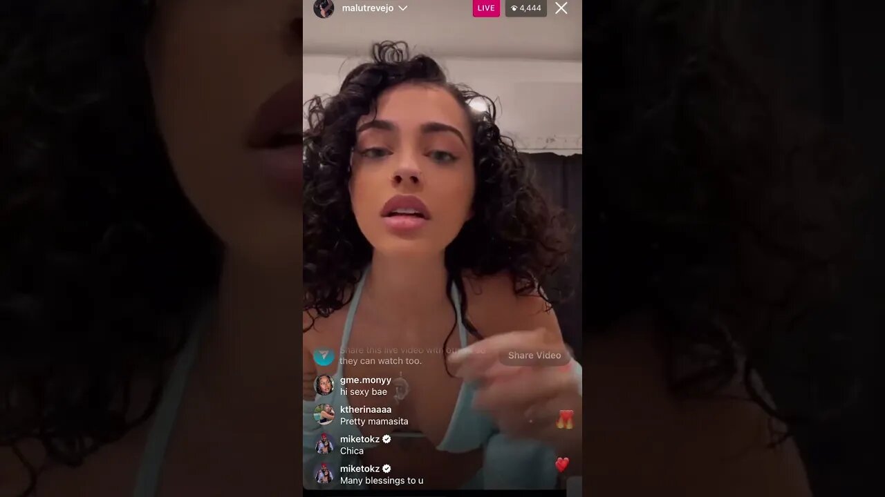 MALU TREVEJO IG LIVE: Malu Getting Dress And Ready To Go Out & Shows Her Figure (23-01-23) PT.1