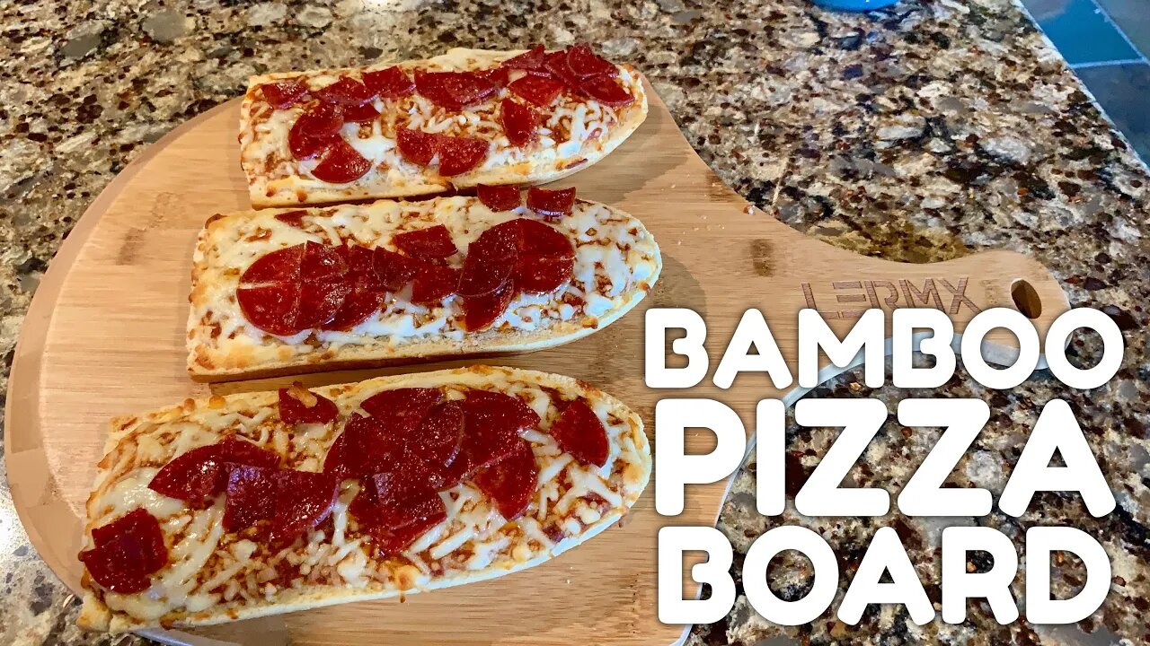 Stylish Bamboo Pizza Board Paddle by LX LERMX Review