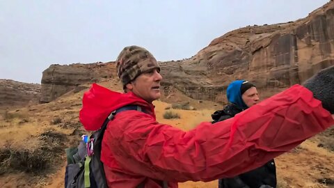 Evidence of a Major Catastrophe & Plasma Storm, 8,000 Y/O Pictographs, On Scene, Horseshoe Canyon,