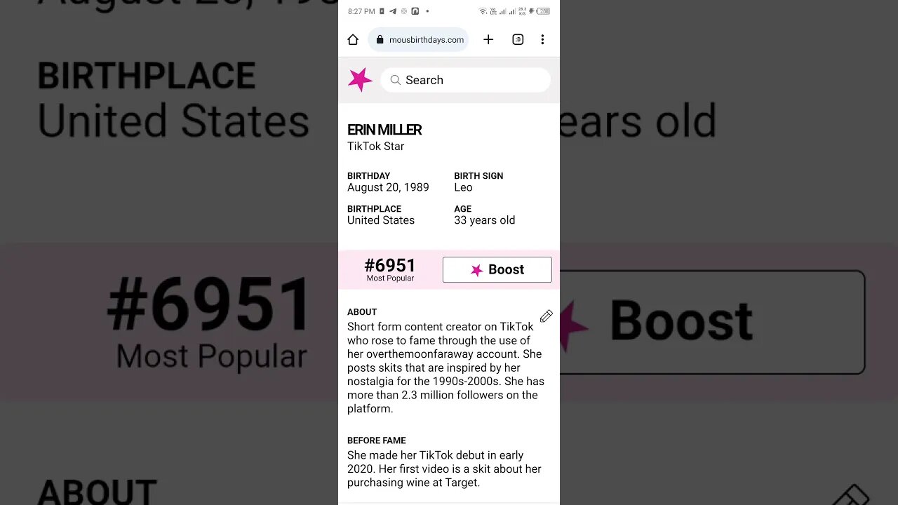 HAPPY 33 BIRTHDAY ERIN MILLER