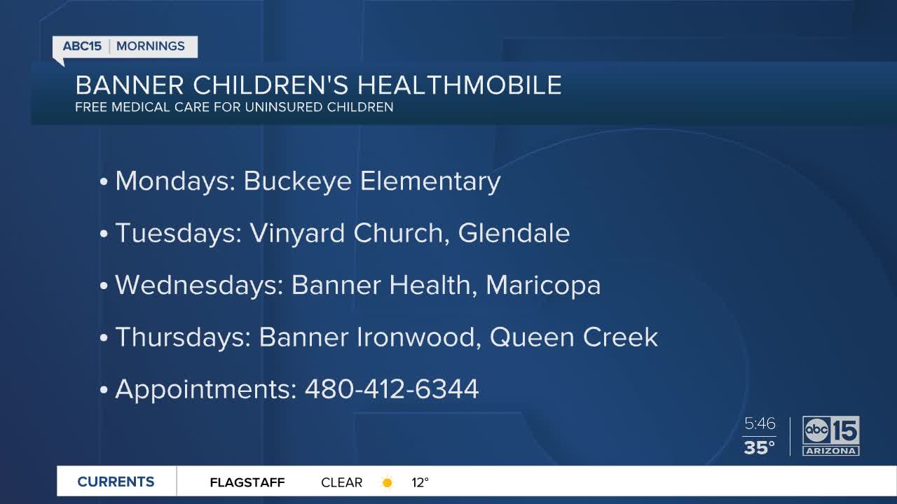 Banner Children's Healthmobile provides free care for kids