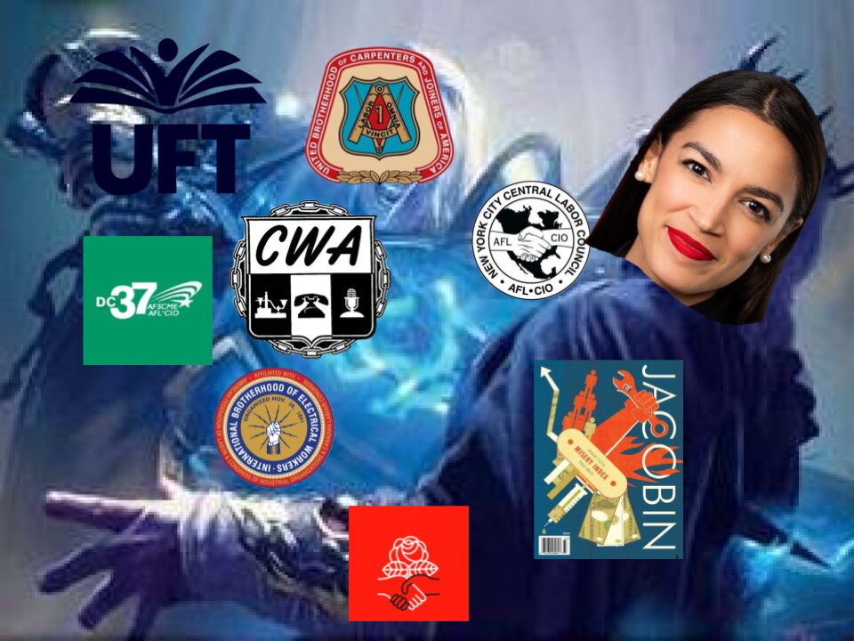 NYC Union Dems VS AOC and the DSA