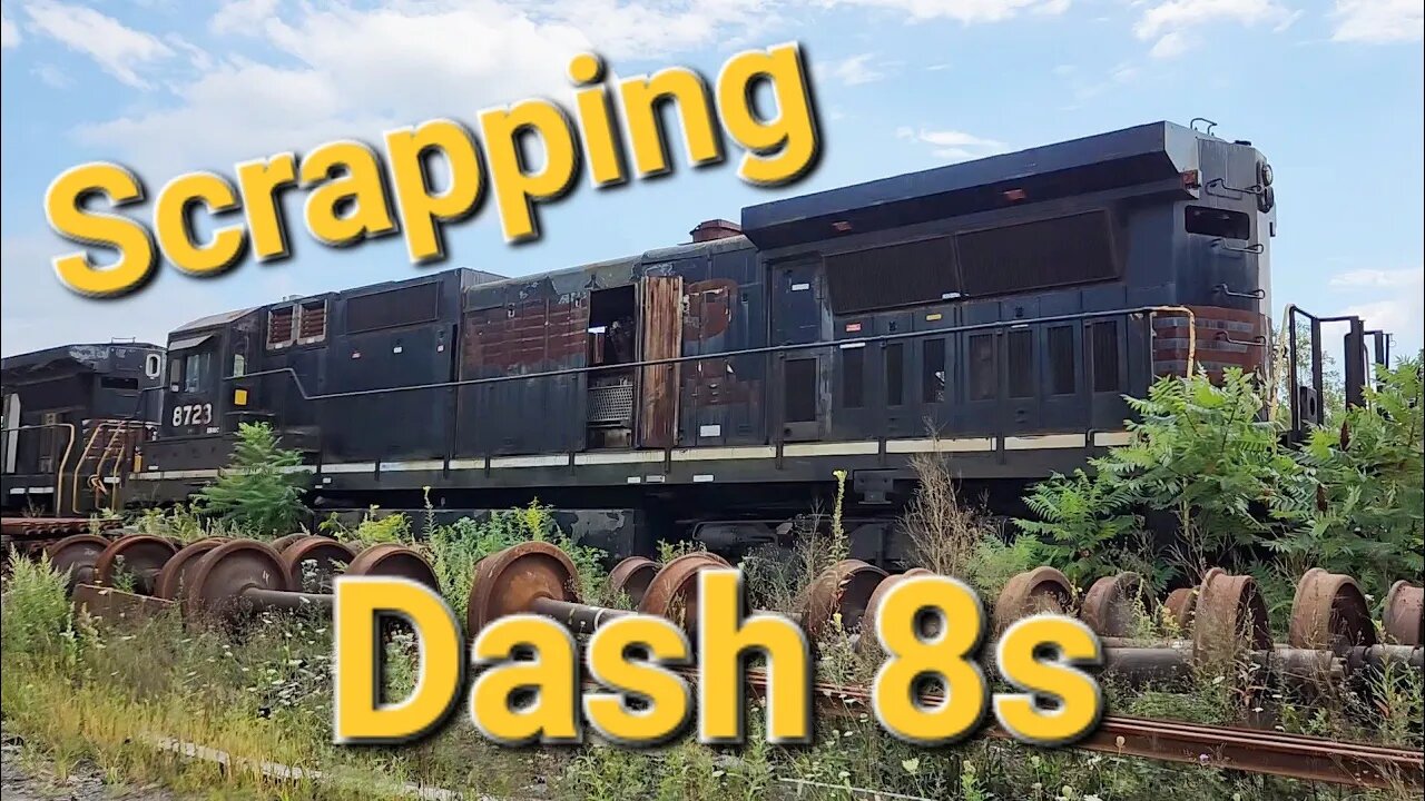 Cresson scrap yard Scrapping Dash 8s