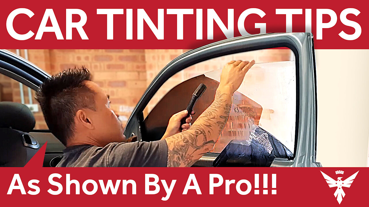How To Tint Your Car Windows - Tips Shown By A Pro!!