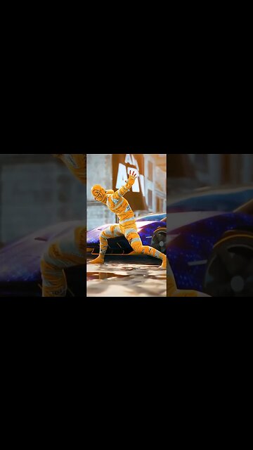 Ultimate yellow mummy set #gaming #viral #pubgmobile #shortvideo