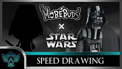 Speed Drawing: Star Wars - Darth Vader | Mobébuds Style