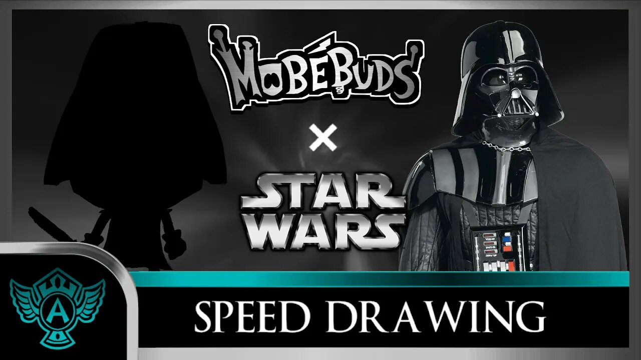 Speed Drawing: Star Wars - Darth Vader | Mobébuds Style