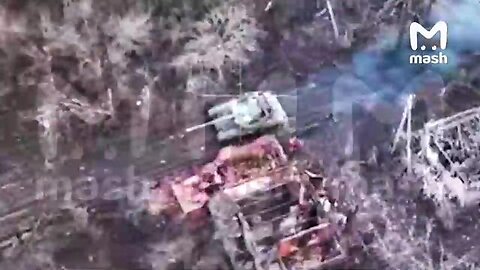 Epic video as Russian soldier ambushes Ukrainian T-64