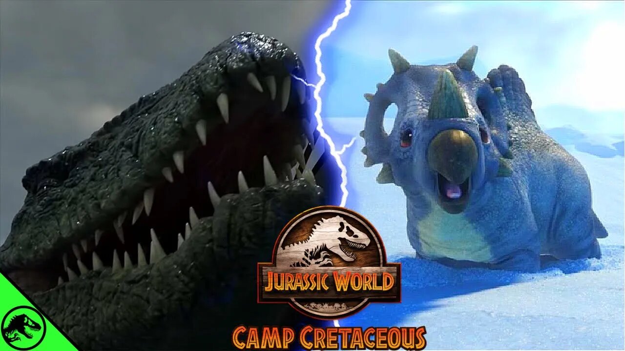 New Hybrid Dinosaur And Mosasaurus Attack In Camp Cretaceous Season 4! | Jurassic World Netflix News